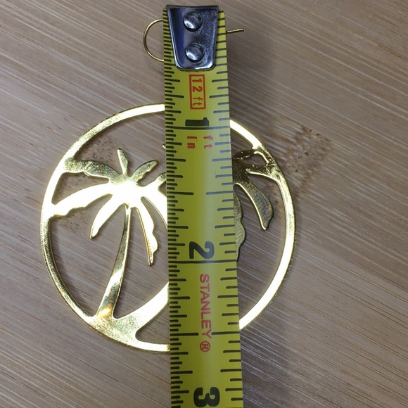 Palm Tree / Coconut Tree Earrings - Picture 12 of 12